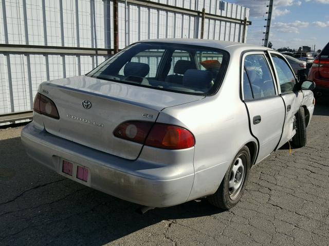 1NXBR12E22Z646600 - 2002 TOYOTA COROLLA CE SILVER photo 4