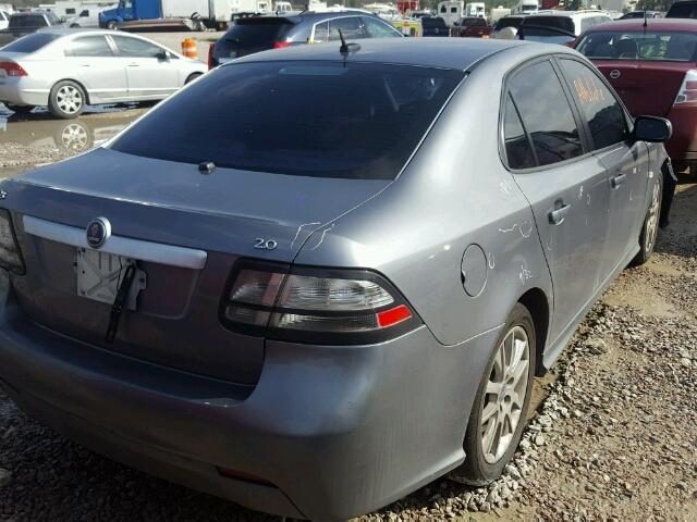 YS3FB46Y181013850 - 2008 SAAB 9-3 2.0T GRAY photo 4