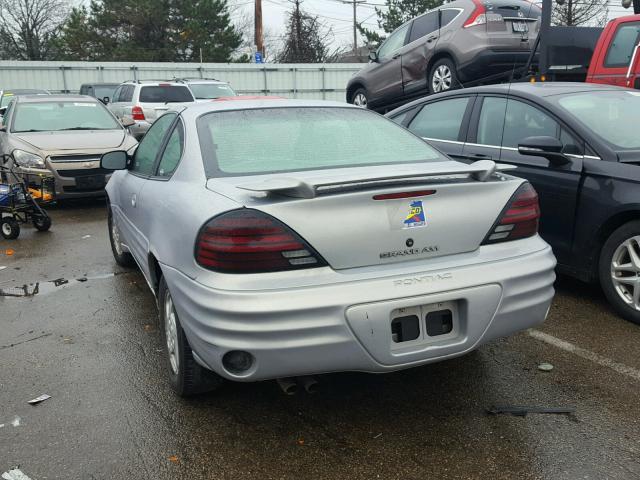 1G2NE12T8XM799876 - 1999 PONTIAC GRAND AM S SILVER photo 3