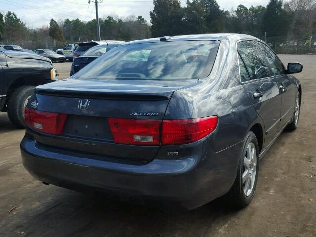 1HGCM66565A017038 - 2005 HONDA ACCORD EX BLACK photo 4