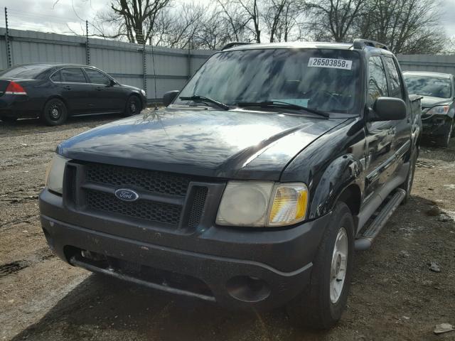 1FMZU77E41UB76903 - 2001 FORD EXPLORER S BLACK photo 2