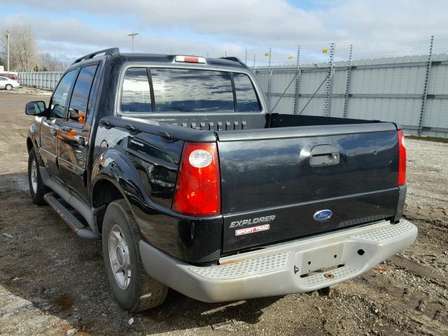 1FMZU77E41UB76903 - 2001 FORD EXPLORER S BLACK photo 3