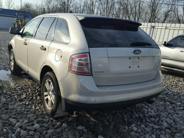 2FMDK36C77BB53672 - 2007 FORD EDGE SE BEIGE photo 3