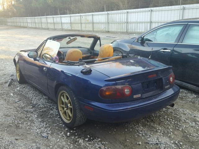 JM1NA3530V0737794 - 1997 MAZDA MX-5 MIATA BLUE photo 3