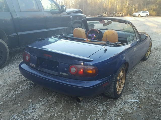 JM1NA3530V0737794 - 1997 MAZDA MX-5 MIATA BLUE photo 4