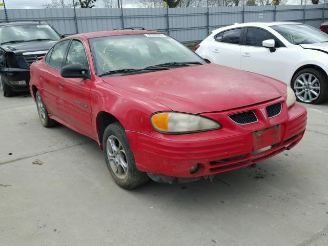 1G2NF52T11C107653 - 2001 PONTIAC GRAND AM S RED photo 1