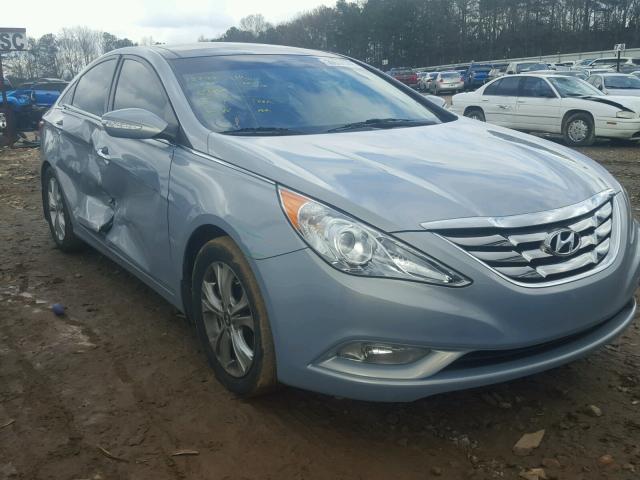 5NPEC4AC2CH345129 - 2012 HYUNDAI SONATA SE BLUE photo 1