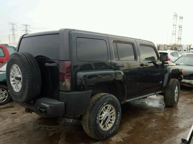 5GTDN136368279486 - 2006 HUMMER H3 BLACK photo 4