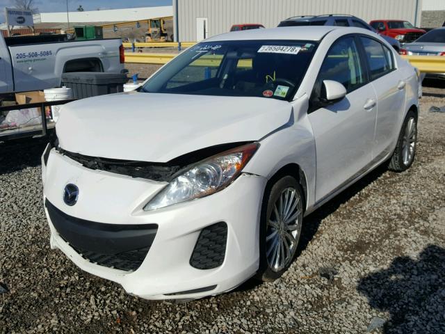 JM1BL1UF1C1578921 - 2012 MAZDA 3 I WHITE photo 2