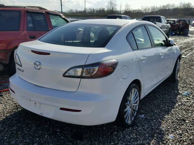 JM1BL1UF1C1578921 - 2012 MAZDA 3 I WHITE photo 4