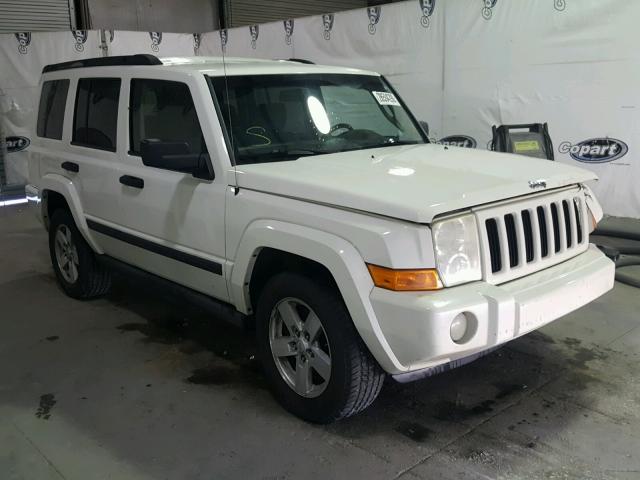 1J8HH48NX6C253748 - 2006 JEEP COMMANDER WHITE photo 1