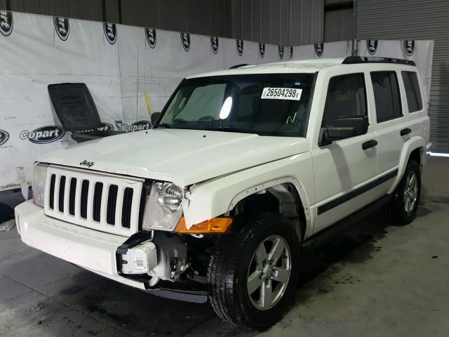 1J8HH48NX6C253748 - 2006 JEEP COMMANDER WHITE photo 2