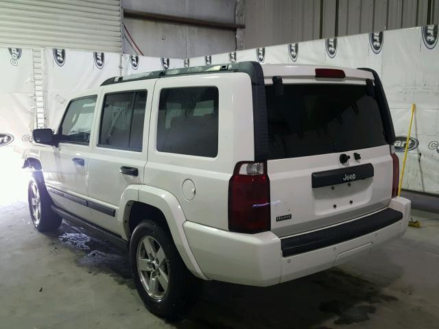 1J8HH48NX6C253748 - 2006 JEEP COMMANDER WHITE photo 3