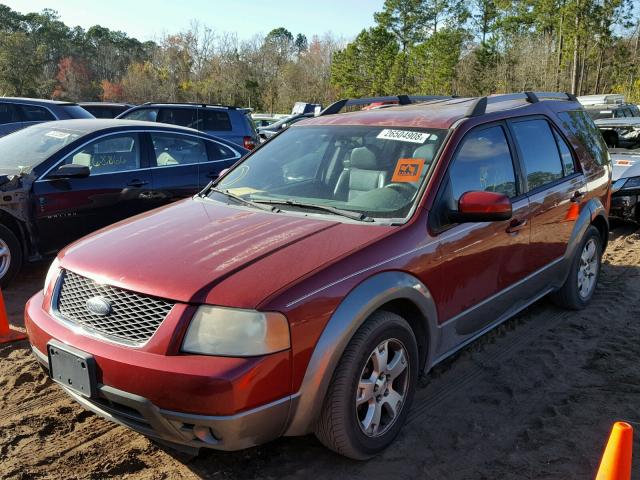 1FMZK05127GA04678 - 2007 FORD FREESTYLE RED photo 2