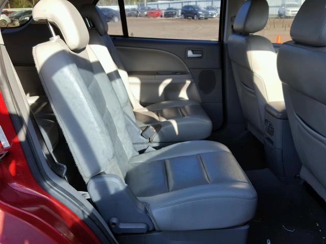 1FMZK05127GA04678 - 2007 FORD FREESTYLE RED photo 6