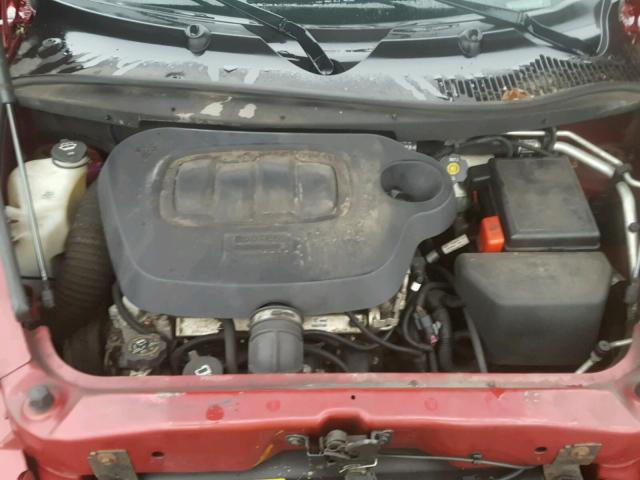 3GNDA13DX7S550805 - 2007 CHEVROLET HHR LS RED photo 7