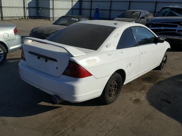 1HGEM21941L056818 - 2001 HONDA CIVIC SI WHITE photo 4