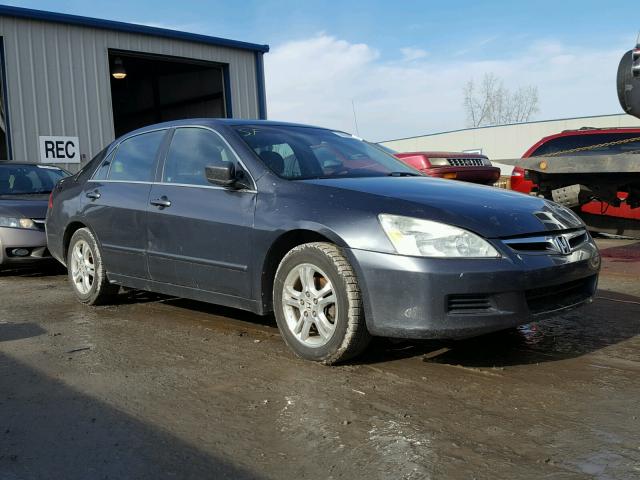 1HGCM56777A210278 - 2007 HONDA ACCORD EX GRAY photo 1