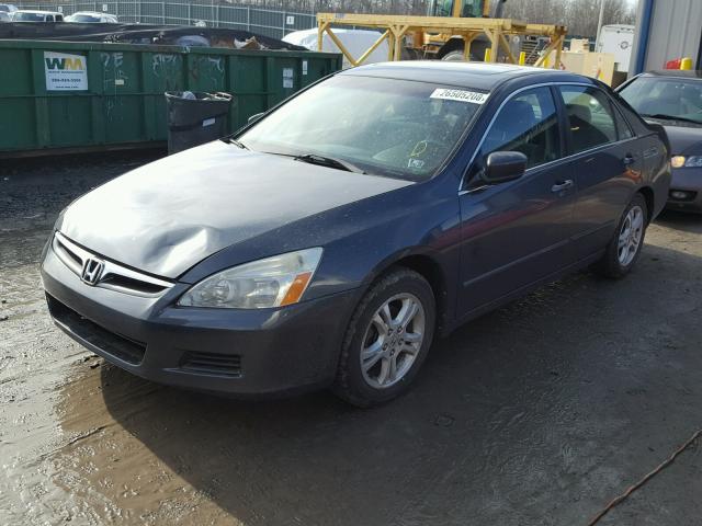 1HGCM56777A210278 - 2007 HONDA ACCORD EX GRAY photo 2