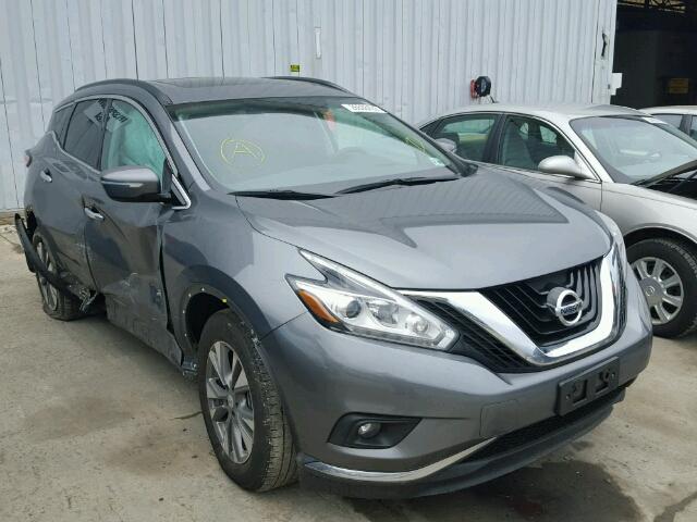 5N1AZ2MH7FN214822 - 2015 NISSAN MURANO S GRAY photo 1