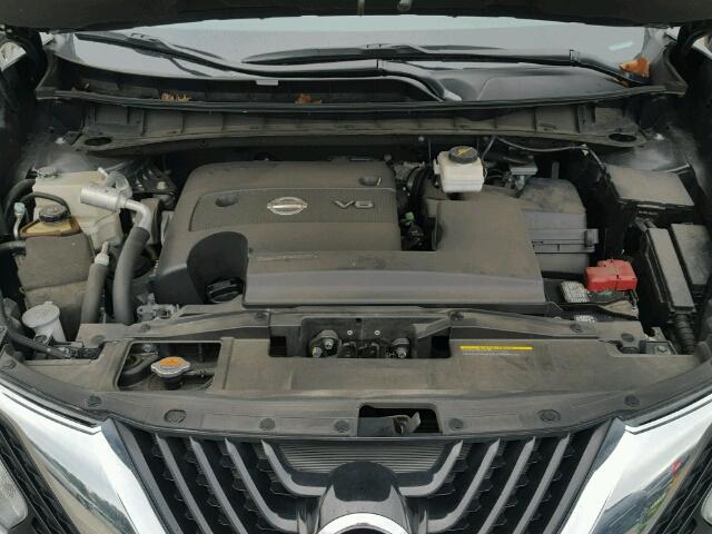 5N1AZ2MH7FN214822 - 2015 NISSAN MURANO S GRAY photo 7