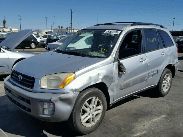 JTEGH20V510005898 - 2001 TOYOTA RAV4 SILVER photo 2