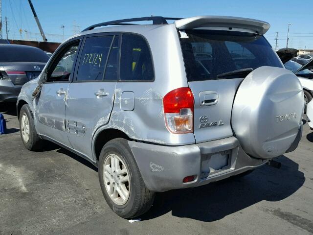 JTEGH20V510005898 - 2001 TOYOTA RAV4 SILVER photo 3