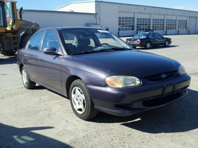 KNAFB1216Y5895960 - 2000 KIA SEPHIA BAS PURPLE photo 1