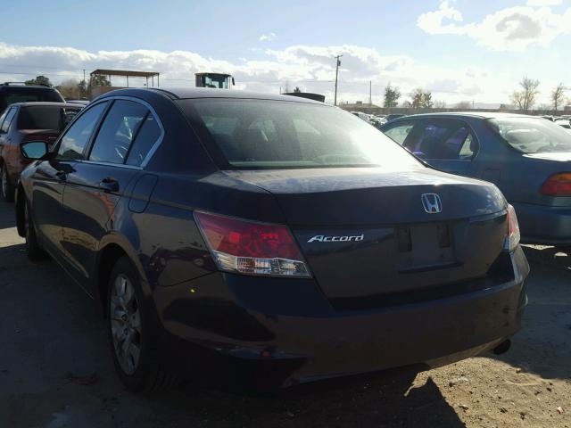 1HGCP26708A080853 - 2008 HONDA ACCORD EX BLUE photo 3