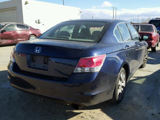 1HGCP26708A080853 - 2008 HONDA ACCORD EX BLUE photo 4