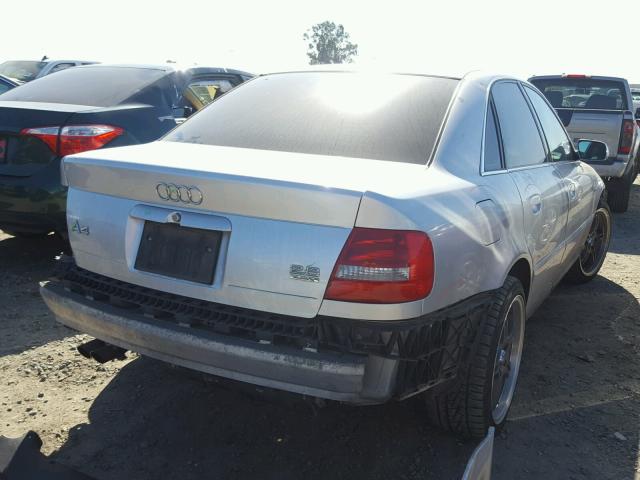 WAUED28D6XA311723 - 1999 AUDI A4 2.8 QUA SILVER photo 4