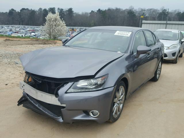 JTHBE1BL8D5005963 - 2013 LEXUS GS 350 GRAY photo 2