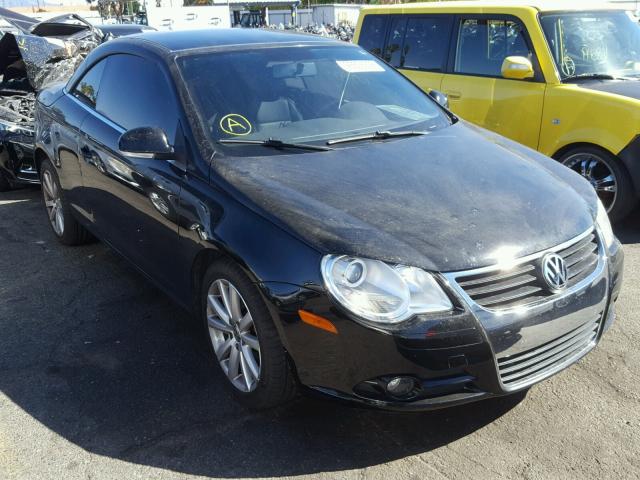 WVWBA71F08V046931 - 2008 VOLKSWAGEN EOS TURBO BLACK photo 1