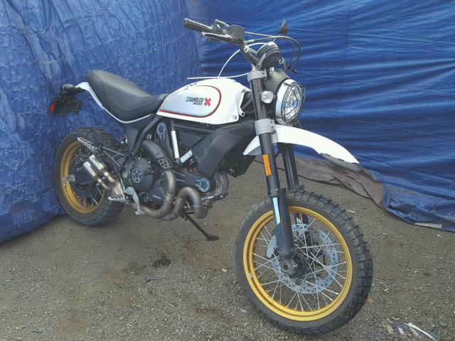 ML0KAFBM1JT000243 - 2018 DUCATI SCRAMBLER WHITE photo 1