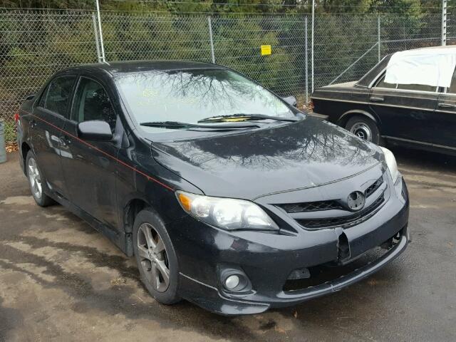 2T1BU4EE3BC618043 - 2011 TOYOTA COROLLA BA BLACK photo 1