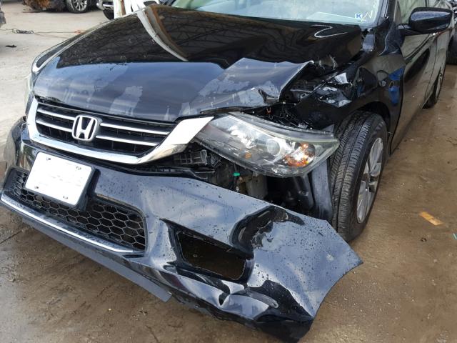 1HGCR2F32DA146949 - 2013 HONDA ACCORD LX BLACK photo 9