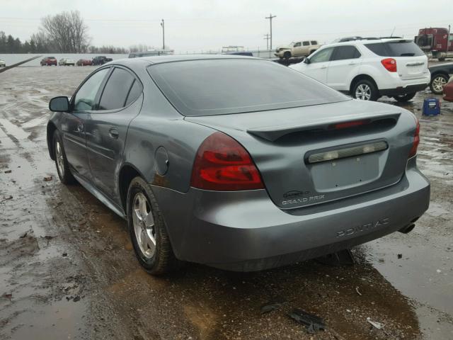 2G2WP522451219156 - 2005 PONTIAC GRAND PRIX CHARCOAL photo 3