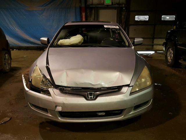 1HGCM726X3A004682 - 2003 HONDA ACCORD EX SILVER photo 9