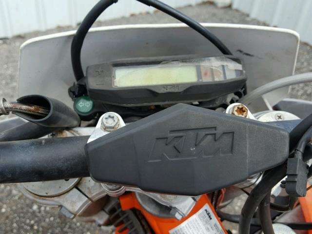 VBKEXK407FM229976 - 2015 KTM 350 XC-FW ORANGE photo 8