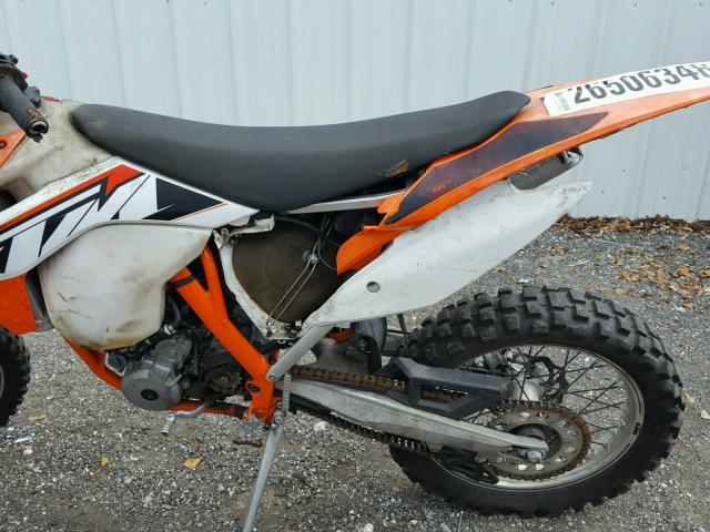 VBKEXK407FM229976 - 2015 KTM 350 XC-FW ORANGE photo 9