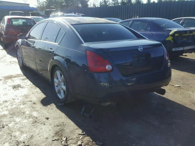 1N4BA41E64C912214 - 2004 NISSAN MAXIMA SE BLUE photo 3