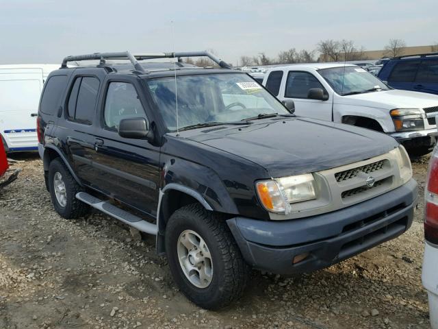 5N1ED28Y9YC564302 - 2000 NISSAN XTERRA XE BLACK photo 1