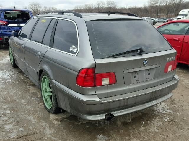 WBADS43412GE10530 - 2002 BMW 525 IT AUT GRAY photo 3