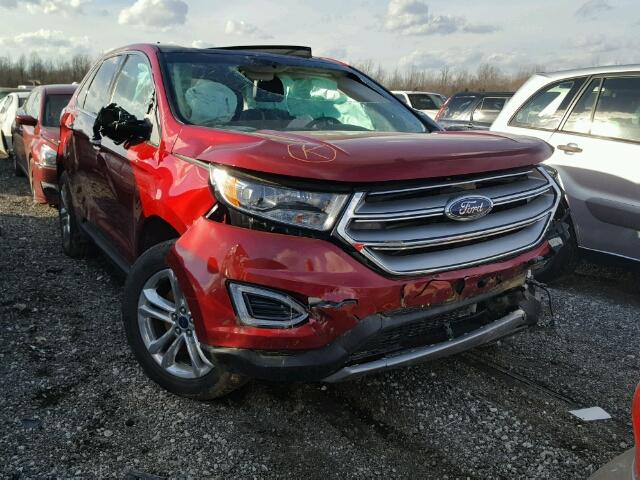 2FMPK4K82GBB30627 - 2016 FORD EDGE TITAN RED photo 1