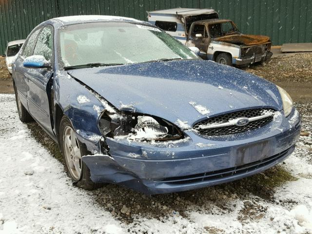 1FAHP53UX2G281279 - 2002 FORD TAURUS SE BLUE photo 1