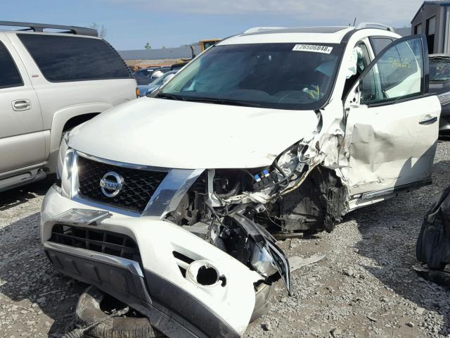 5N1AR2MN4FC601748 - 2015 NISSAN PATHFINDER WHITE photo 2