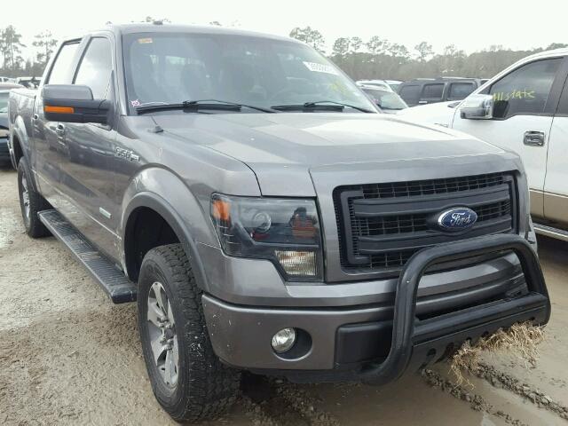 1FTFW1ET0DFA04358 - 2013 FORD F150 SUPER GRAY photo 1