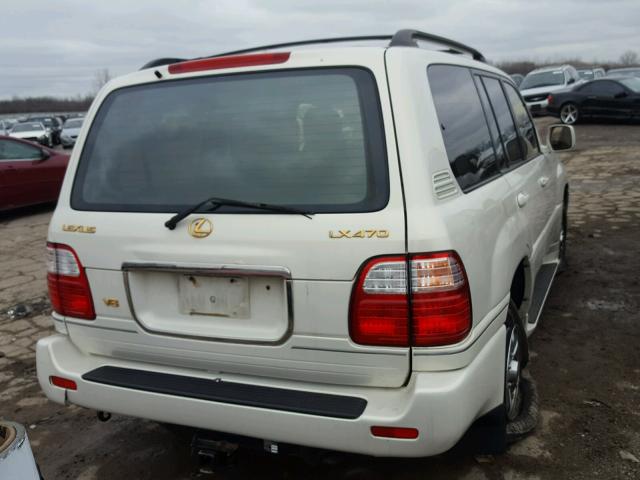 JT6HT00W1X0066542 - 1999 LEXUS LX 470 CREAM photo 4