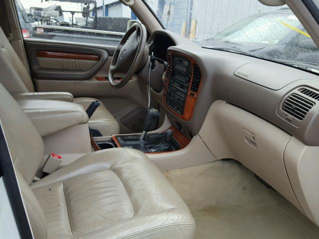 JT6HT00W1X0066542 - 1999 LEXUS LX 470 CREAM photo 5