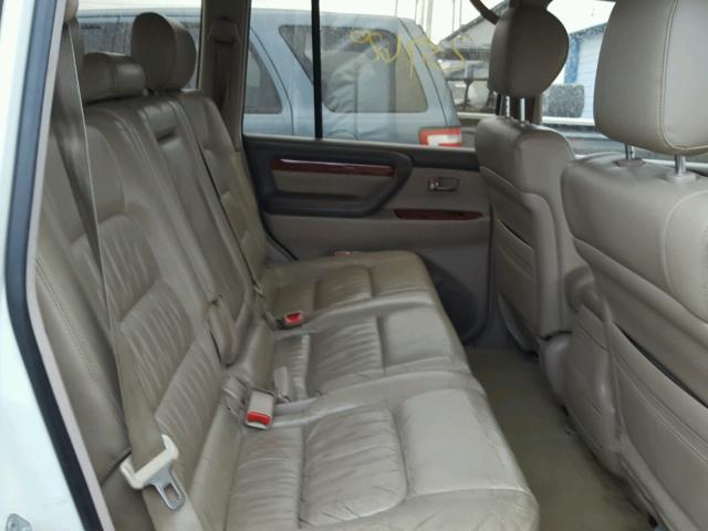 JT6HT00W1X0066542 - 1999 LEXUS LX 470 CREAM photo 6